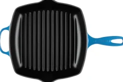 Clearance Le Creuset Signature Støbejernsgrillpande 26 cm, Azure