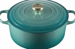 Discount Signature Støbejernsgryde 28 cm/6,7 L, Bleu Riviera Gryder Og Kasseroller