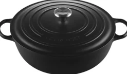 Online Le Creuset Signature Stegegryde 32 cm/7 L, Matte Black