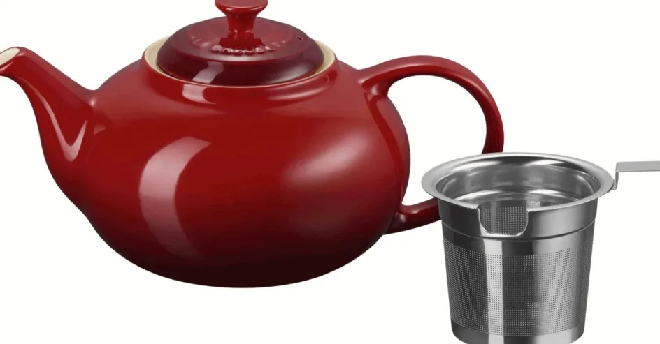 New Le Creuset Signature Tekande m. Filter 1,3 L, Cerise