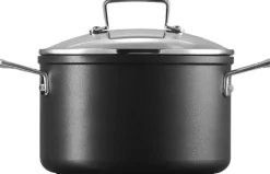 New Toughened Non-Stick Gryde 20 cm/3,8 L, Black Gryder Og Kasseroller