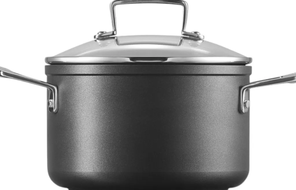 Online Toughened Non-Stick Gryde m. Glaslåg 18 cm/2,8 L, Black Gryder Og Kasseroller