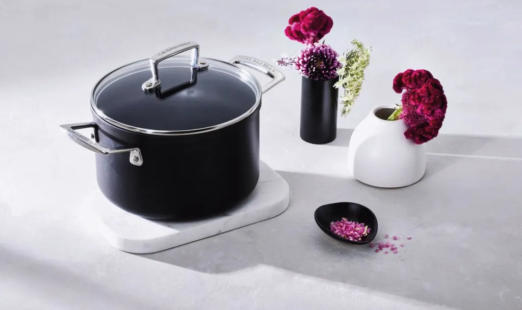 Online Toughened Non-Stick Gryde m. Glaslåg 18 cm/2,8 L, Black Gryder Og Kasseroller