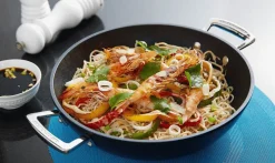 Hot Toughened Non-Stick Wok 32 cm, Aluminium Pander