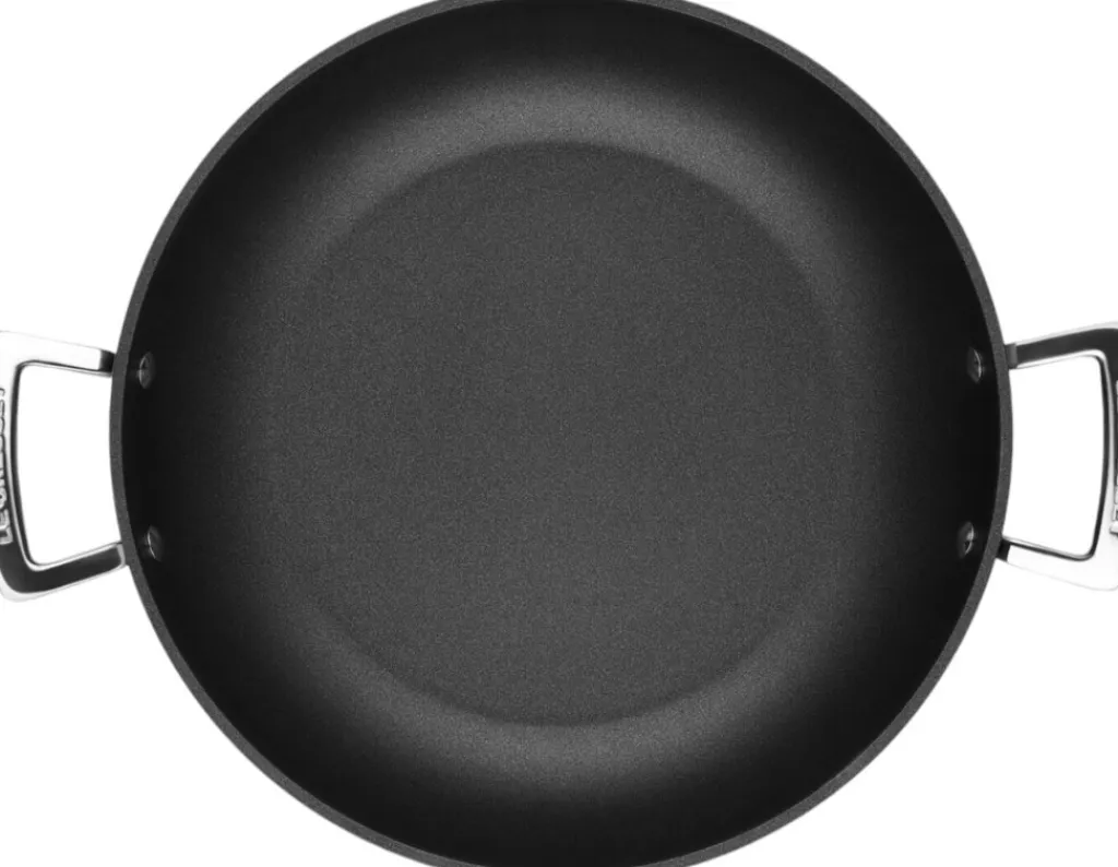 Le Creuset Pander > Toughened Non-Stick Sautergryde m. Glaslåg 30 cm/ 3,6 L, Sort