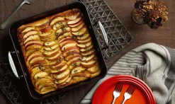 Outlet Le Creuset Toughened Non-Stick Kvadratisk Bradepande 26 cm, Aluminum