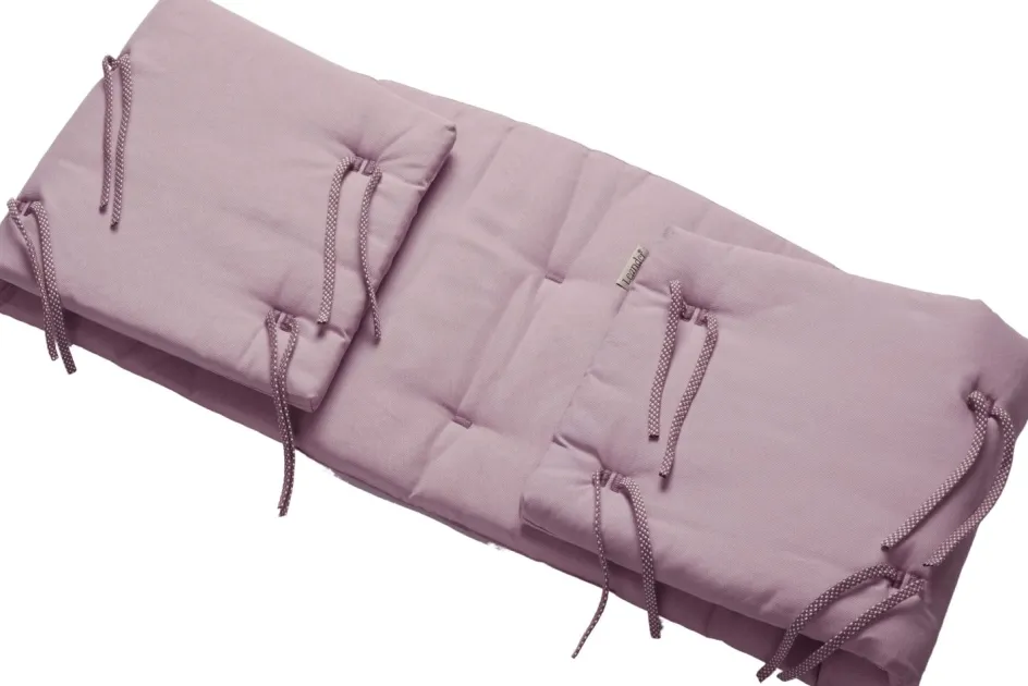Discount Leander Sengerand til Classic Babyseng 158 cm, Dusty Rose