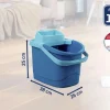 New Leifheit PowerClean M Spand 10 L, Turkis