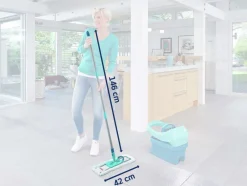 Best Leifheit Profi XL Micro Duo Gulvvasker, Hvid/Grøn