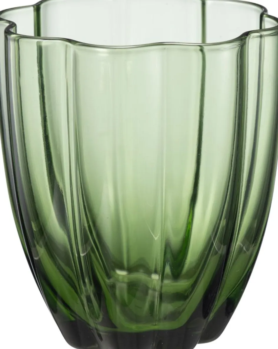 Clearance Lene Bjerre Floretta Vandglas 26 cl, Grøn