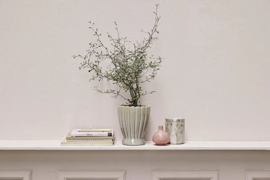 New Lene Bjerre Helene Vase H9 cm, Lys Rosa