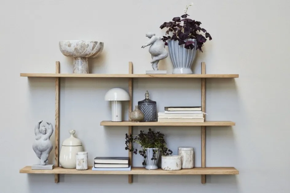 Lene Bjerre Helinna Krukke H22 cm, Støvet Grøn