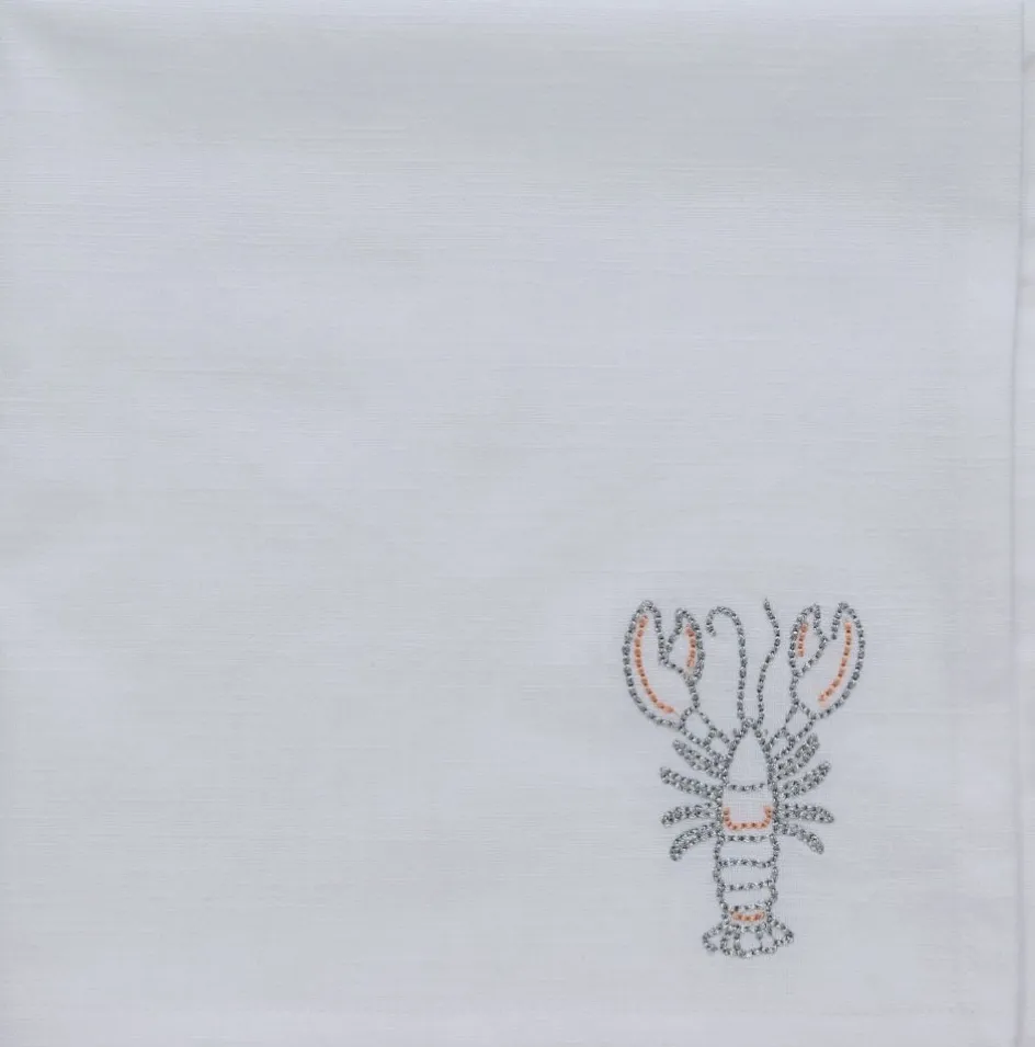 Discount Lene Bjerre Nerina Stofserviet 45x45 cm, Hummer