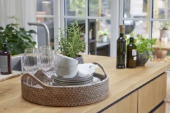Lene Bjerre Kurve Og Kasser > Norah Kurv Ø47,5 cm, Bambus/Rattan