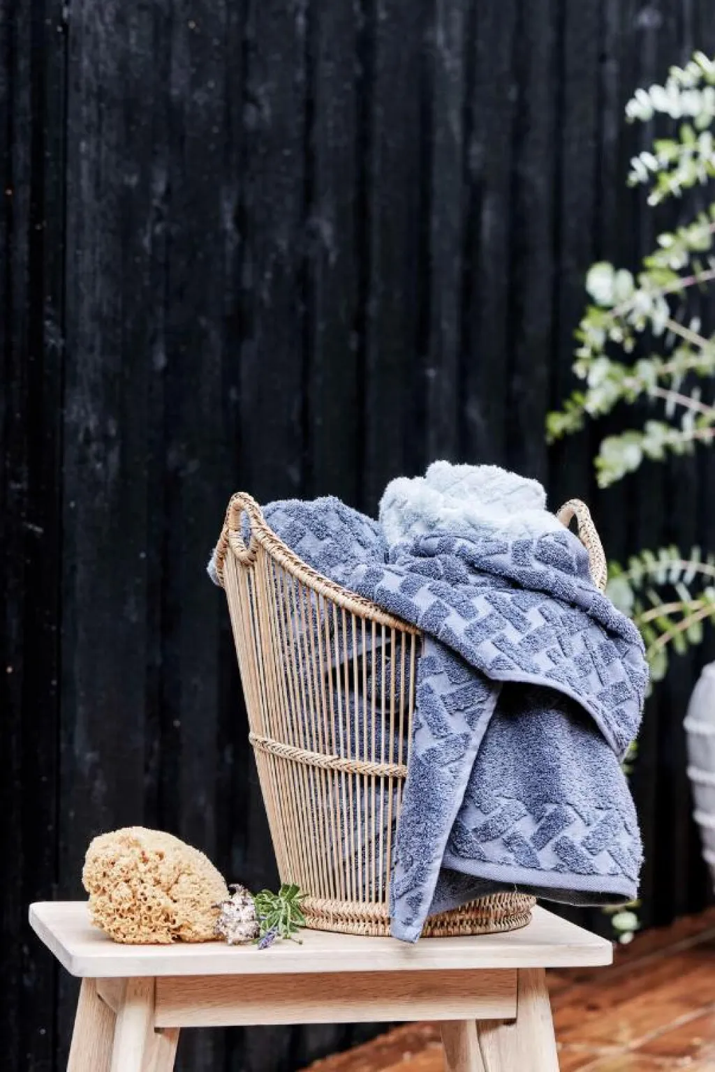 Lene Bjerre Kurve Og Kasser > Norah Kurv H37 cm, Bambus/Rattan