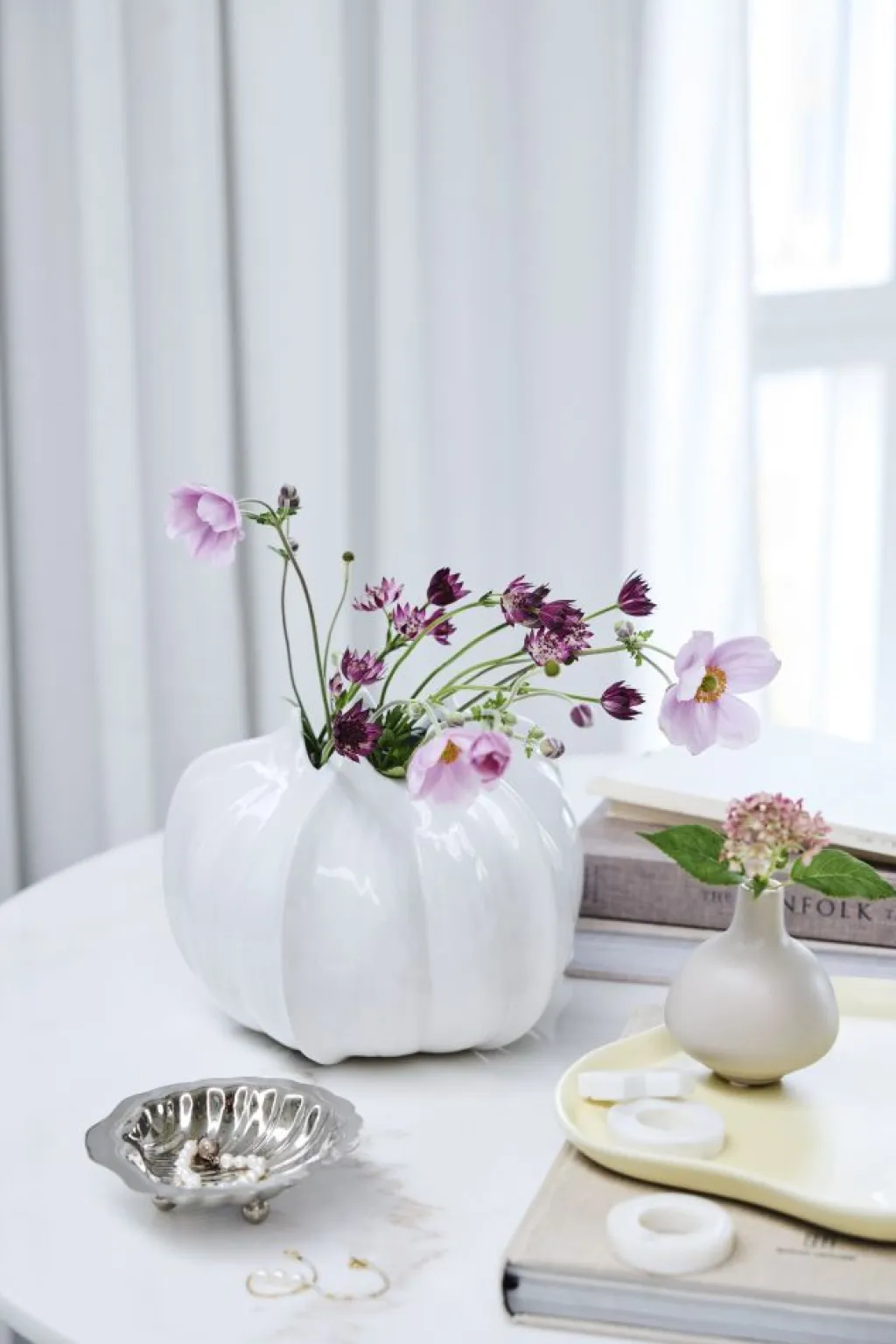 Discount Scallia Skål , Sølvfinish Fade