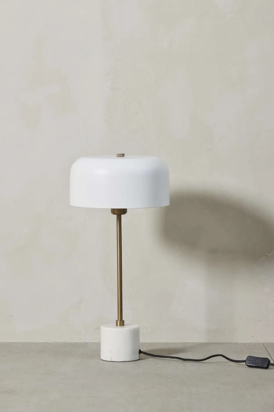 Lene Bjerre Sofillia Bordlampe H53 cm, Hvid/Marmor