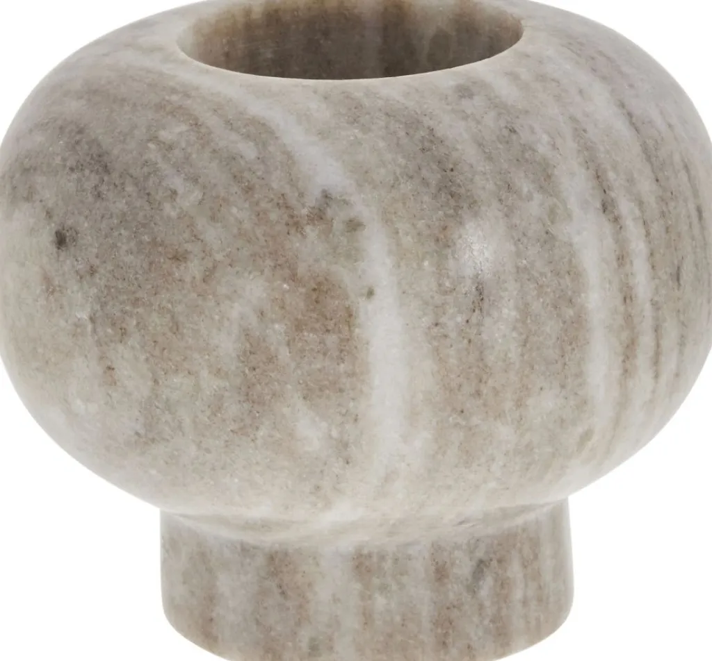 Lene Bjerre Lysestager > Elina Lysestage Ø9 cm, Mørk Sand