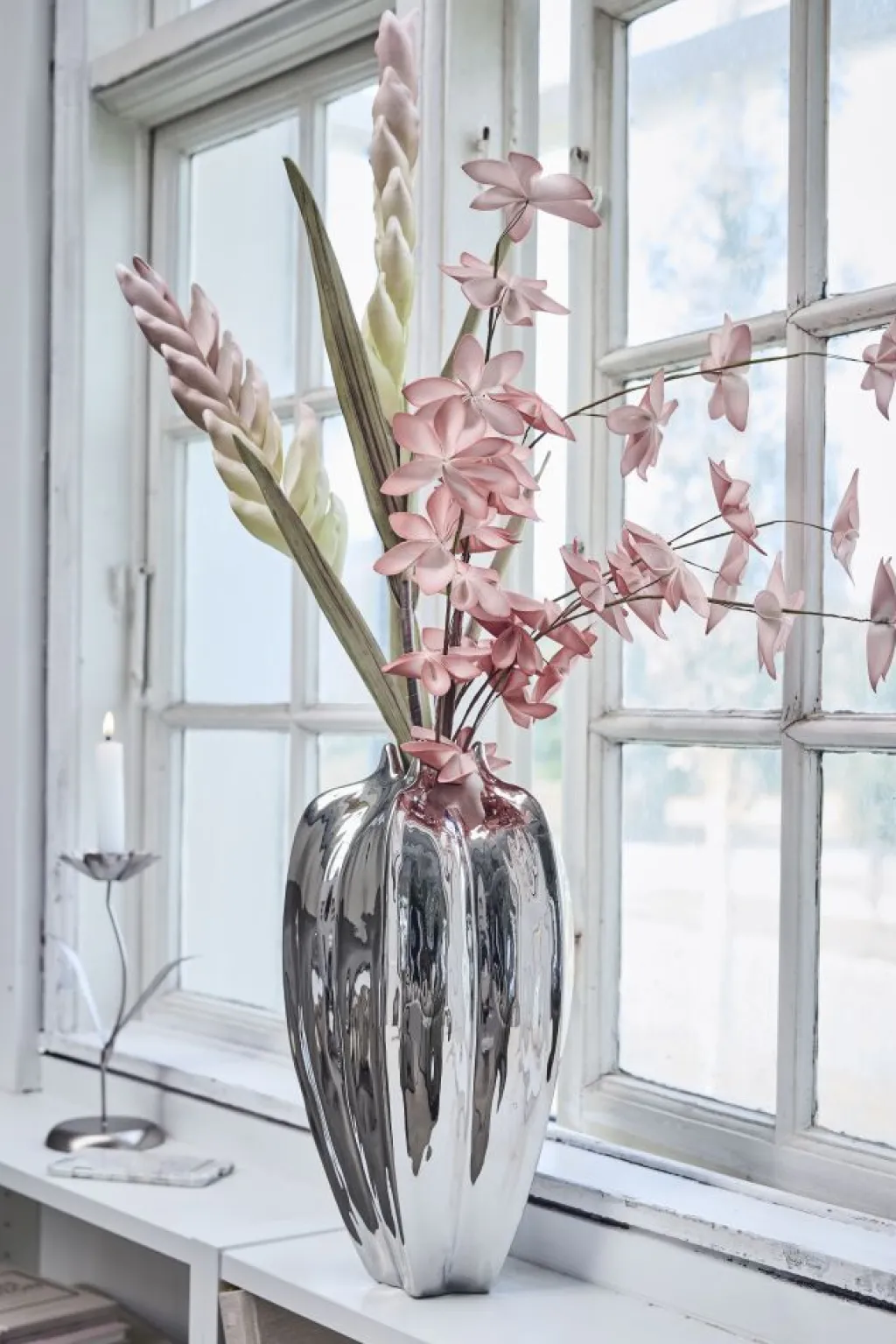 Best Jielle Vase H36,5 cm, Sølvfinish Vaser