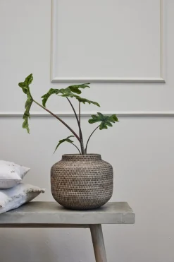 Hot Lene Bjerre Norah Urtepotteskjuler H30 cm, Rattan