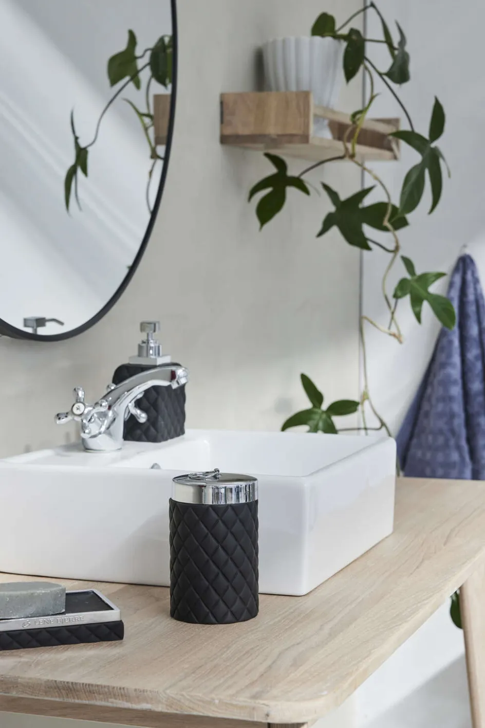 Outlet Lene Bjerre Portia Sæbeholder 13 cm, Sort