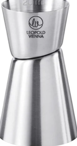Leopold Vienna Barudstyr > Målebæger 20/40 ml, Rustfrit Stål