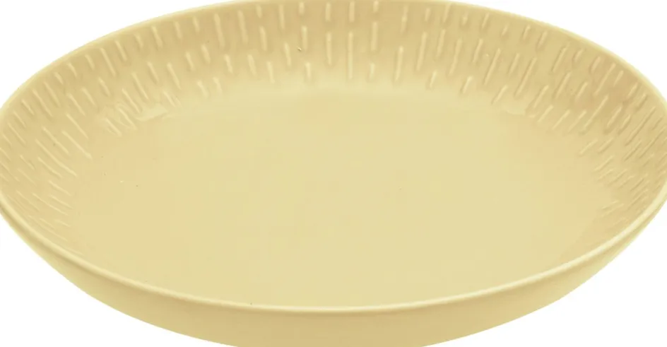 Best Life In Colour Confetti Pastatallerken 23 cm, Mustard