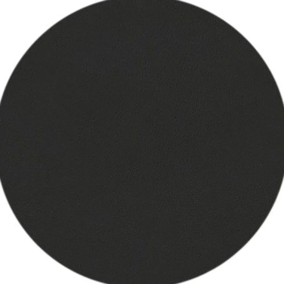 New Lind DNA Circle Recycled Læder Glasbrik Ø10 cm, Nupo Black Ink