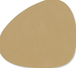 Online Lind DNA Curve Recycled Læder Glasbrik 11x13 cm, Nupo Khaki