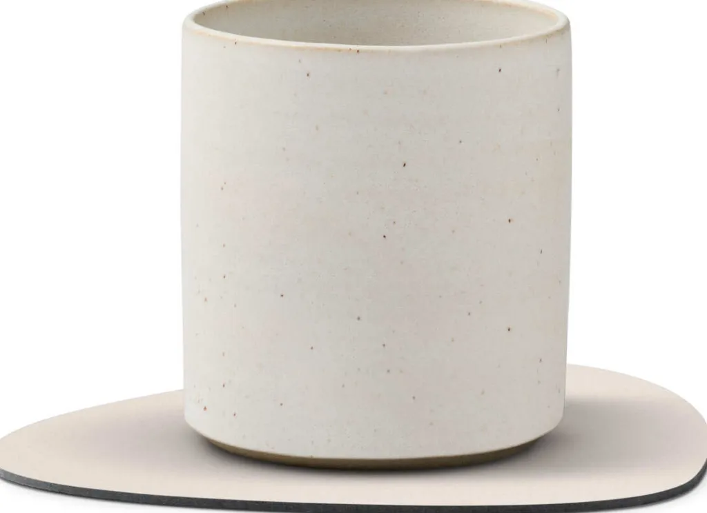 Clearance Curve Recycled Læder Glasbrik 11x13 cm, Glasbrikker