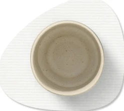 Discount Lind DNA Curve Recycled Læder Glasbrik 11x13 cm, Corduroy Pure White