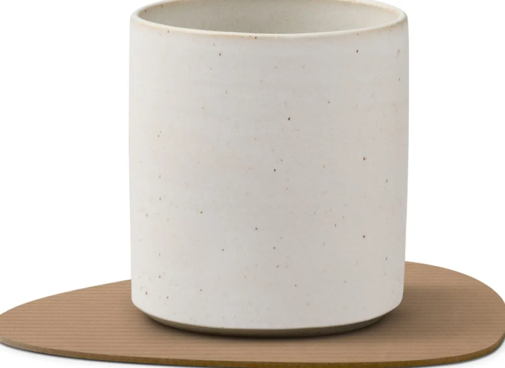 Discount Curve Recycled Læder Glasbrik 11x13 cm, Glasbrikker