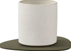 New Lind DNA Curve Recycled Læder Glasbrik 11x13 cm, Corduroy Army Green
