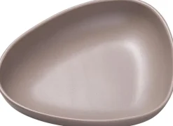 Best Lind DNA Curve Stoneware Dyb Tallerken 22x19x5 cm, Varm Grå