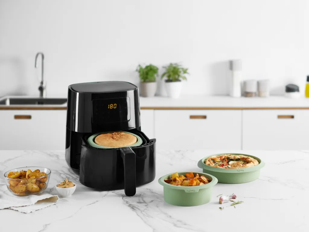 Air Fryer-form , Grøn Tilberedningsapparater