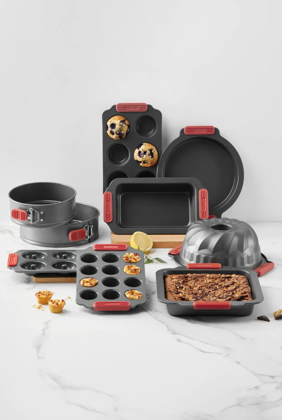Outlet Lékué Bageform Rund m. Non-stick, Grå