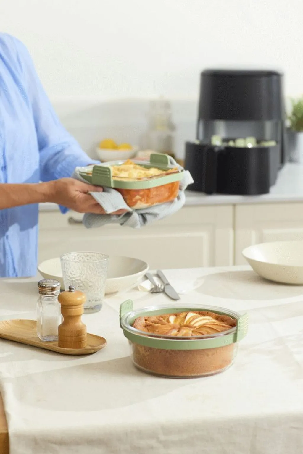 Sale Fad til Airfryer 19,5x17,5 cm Tilberedningsapparater