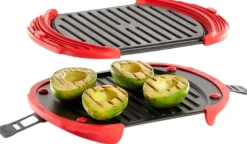 Hot Grillbakke t. Mikrooven 25,2 cm, Rød Madlavning I Mikrobølgeovn