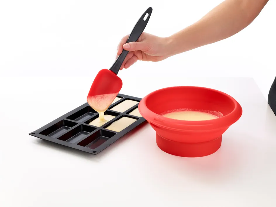 Best Lékué Kageform Financier 9 Huller 30 cm, Rød