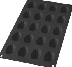 Lékué Bageforme > Mini Madeleine-form 17x30 cm, Grå