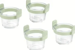 Miniglas til Airfryer 4 stk. 2 cl Tilberedningsapparater
