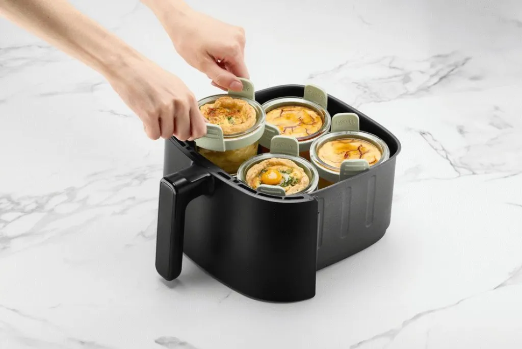 Miniglas til Airfryer 4 stk. 2 cl Tilberedningsapparater