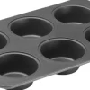 Lékué Bageforme > Muffinform m. Non-stick 6 stk, Grå