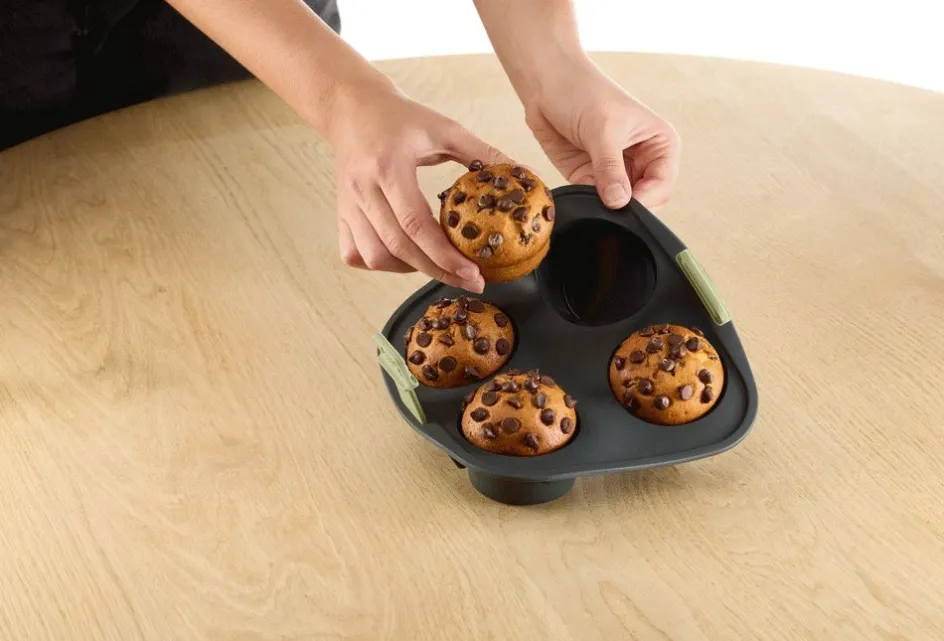 Sale Lékué Muffinform til Airfryer 20 cm, Grå