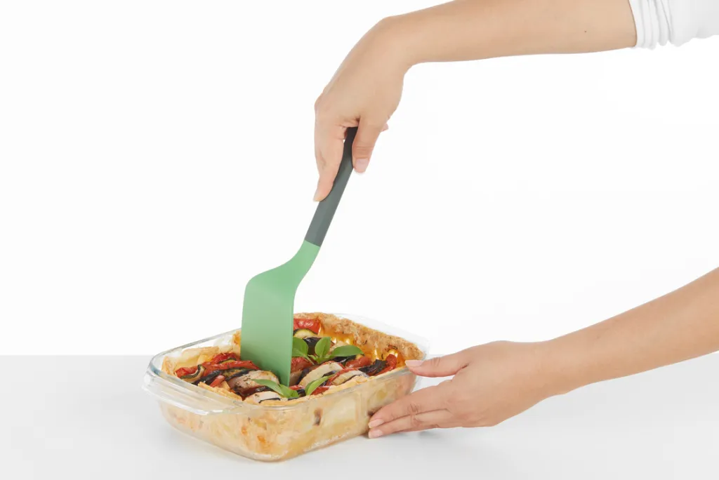 Hot Non Scratch Fleksibel Serveringspalet 36,4 cm, Grøn Spatler