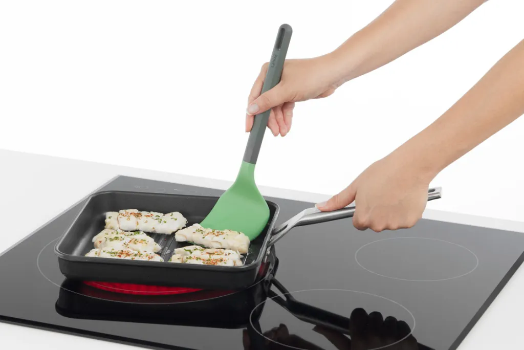 Hot Non Scratch Fleksibel Serveringspalet 36,4 cm, Grøn Spatler