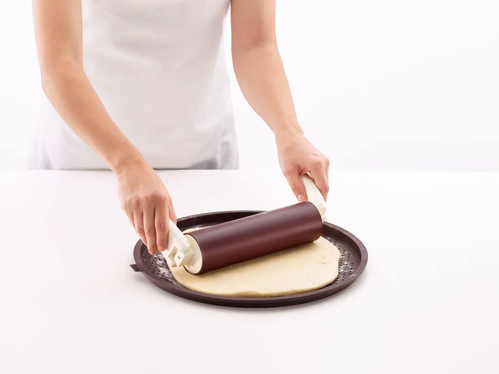 Lékué Bagemåtter > Pizza-bagemåtte Perforeret 36 cm, Brun