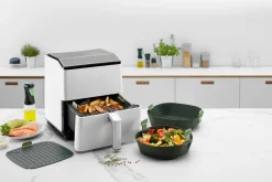 Hot Silikoneform t. Airfryer , Grå Tilberedningsapparater