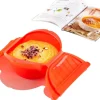 Lékué Madlavning I Mikrobølgeovn > Spansk One Pot Kit, Rød