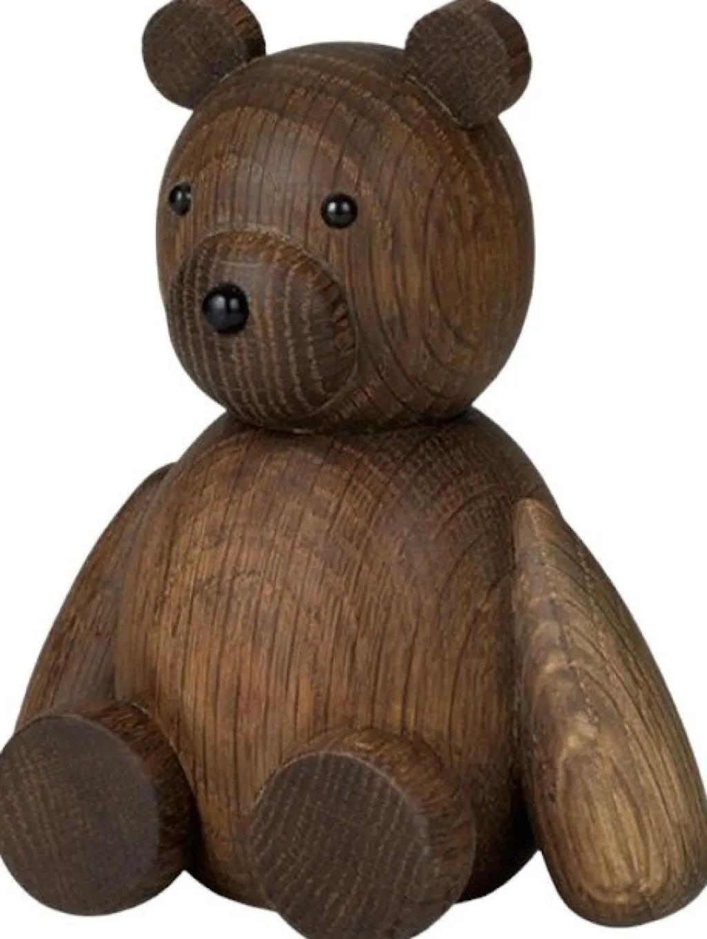 Lucie Kaas Stue|Træfigurer Og Figurer > Medium Teddy, Røget Eg